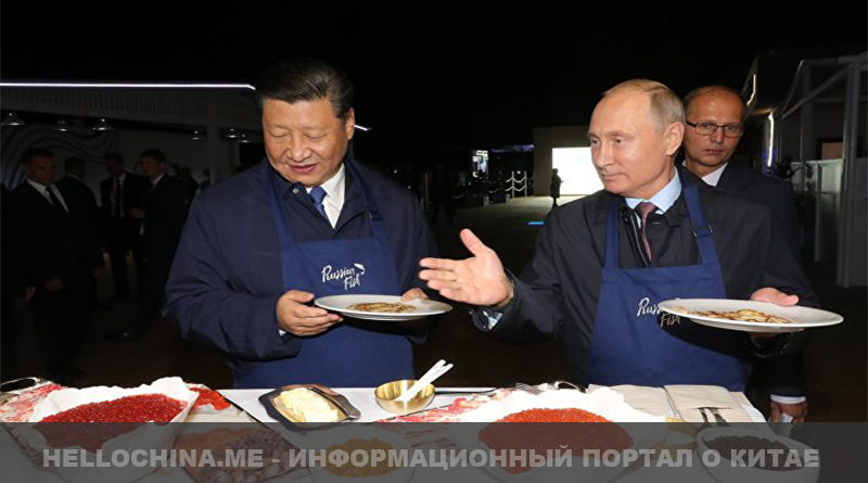 Си  Цзиньпин и Владимир Путин, Китай